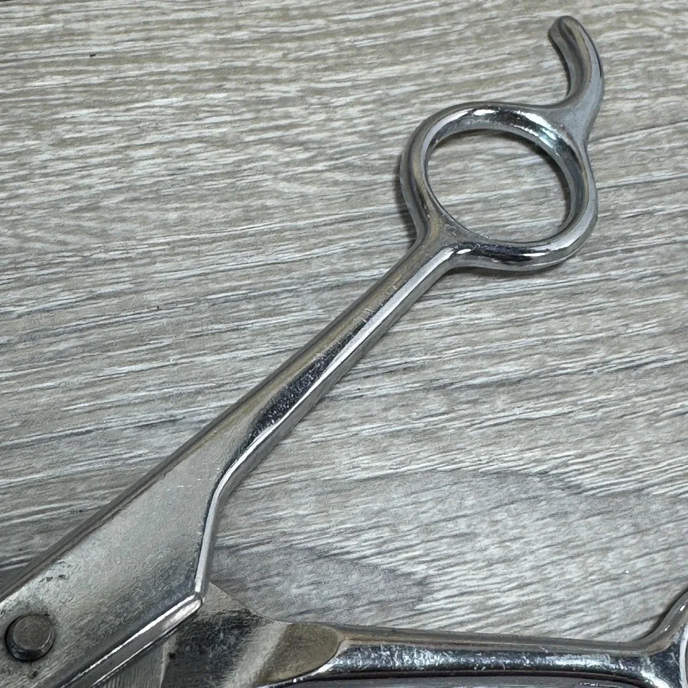 Faro Barber Hair Thinning Shears Scissors Texturizing with Tang Made in USA‎ vtg